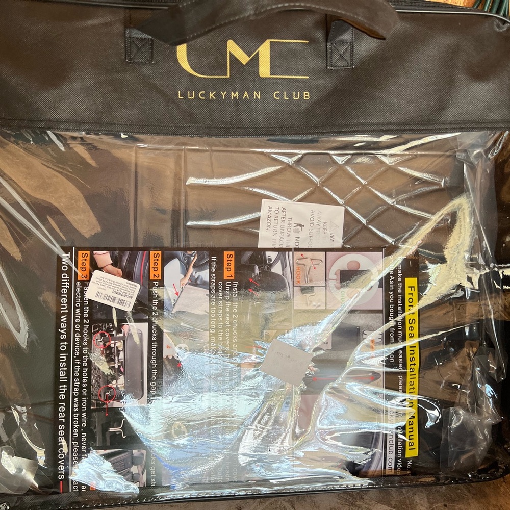 LuckyMan Club Car Seat Cover